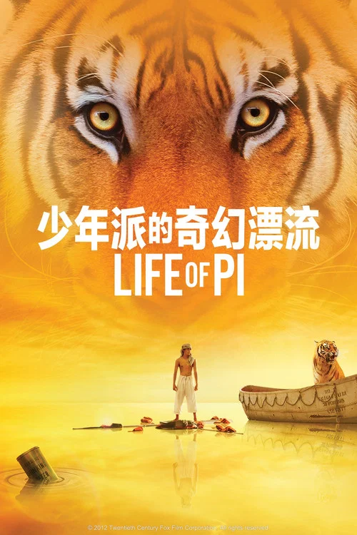 少年派的奇幻漂流(2012)海报