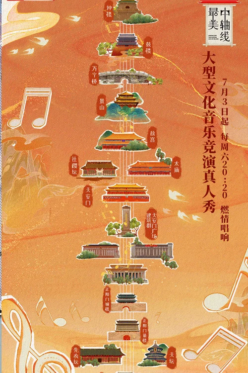 最美中轴线(2021)海报