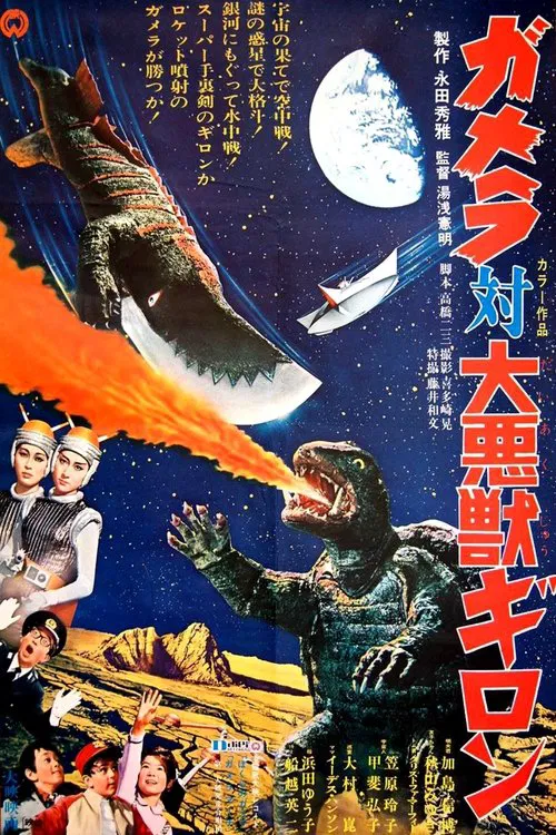 加美拉对大恶兽吉隆(1969)海报