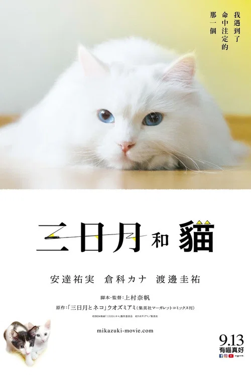 三日月與貓(2024)海報