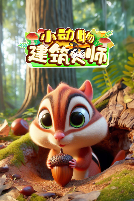 小動物建築大師(2024)海報
