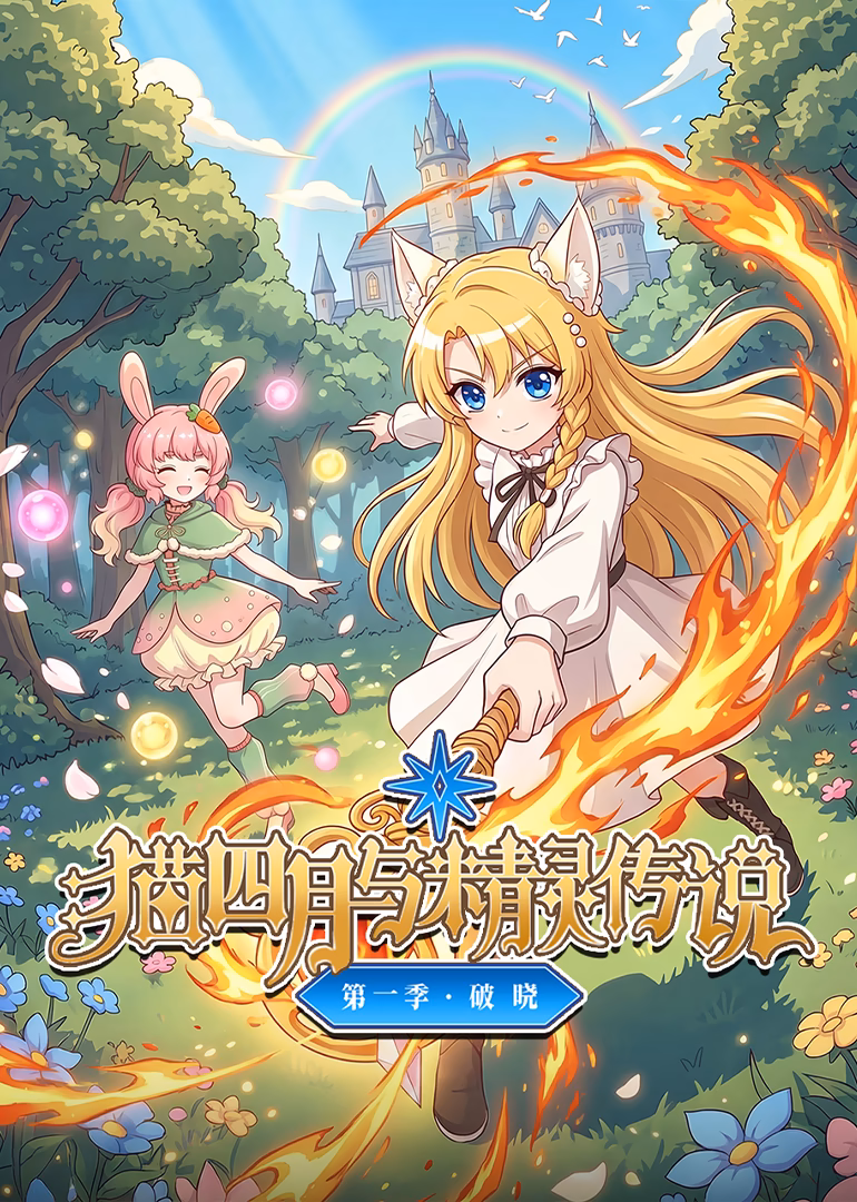 貓四月與精靈傳說第一季·破曉(2026)海報