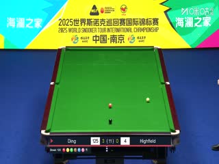 2025斯諾克國際錦標賽32進16 丁俊暉6-4利亞姆·海菲爾德 20251104海報