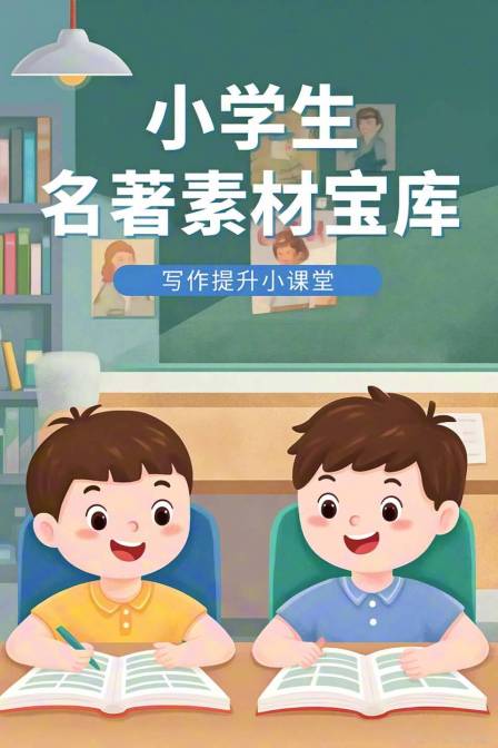 小学生名著素材宝库:写作提升小课堂(2025)海报
