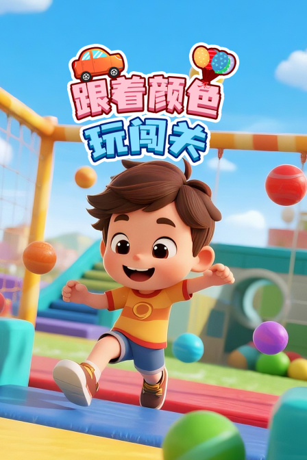 跟着颜色玩闯关(2025)海报