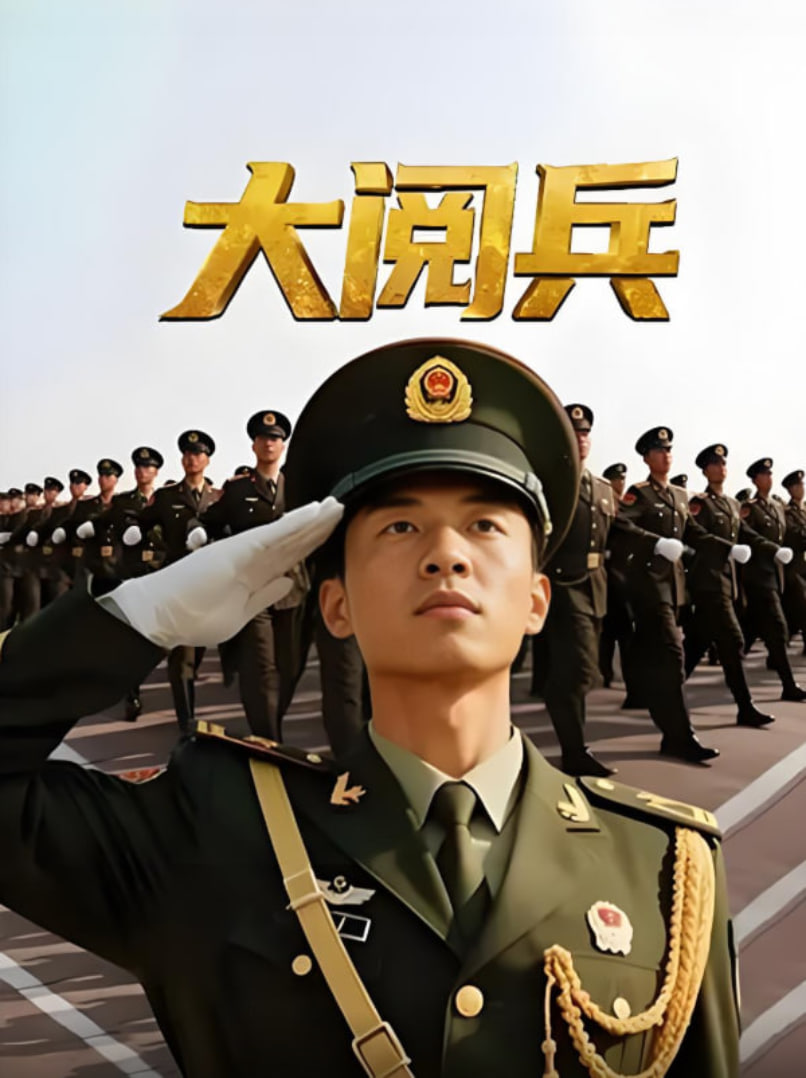 國慶70週年國慶大閱兵無臺標版(2019)海報