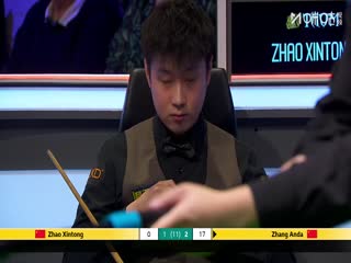 斯諾克英錦賽正賽16進8輪次 張安達6-2趙心童 20251204海報