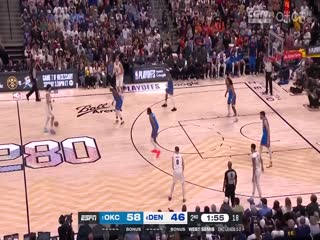 NBA季后赛 雷霆VS掘金 20250516海报