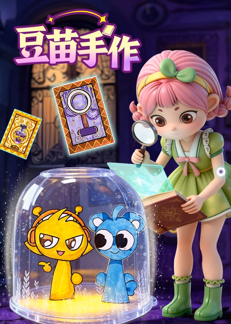 豆苗手作海报