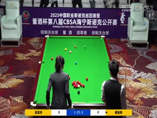 斯诺克 吴宜泽4-3谢金桃 20230519(李照)海报