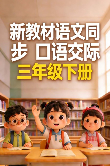 新教材语文同步口语交际三年级下册(2025)海报
