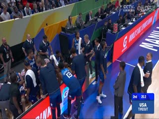 男篮世界杯 意大利VS美国 20230905(管维佳、季孟年)海报