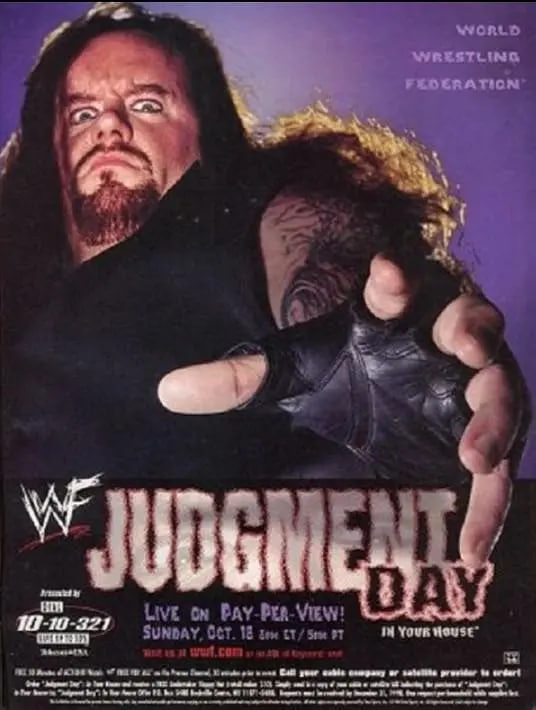 WWE審判日(1998)海報
