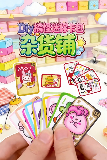 Diy搞怪迷你卡包杂货铺(2025)海报