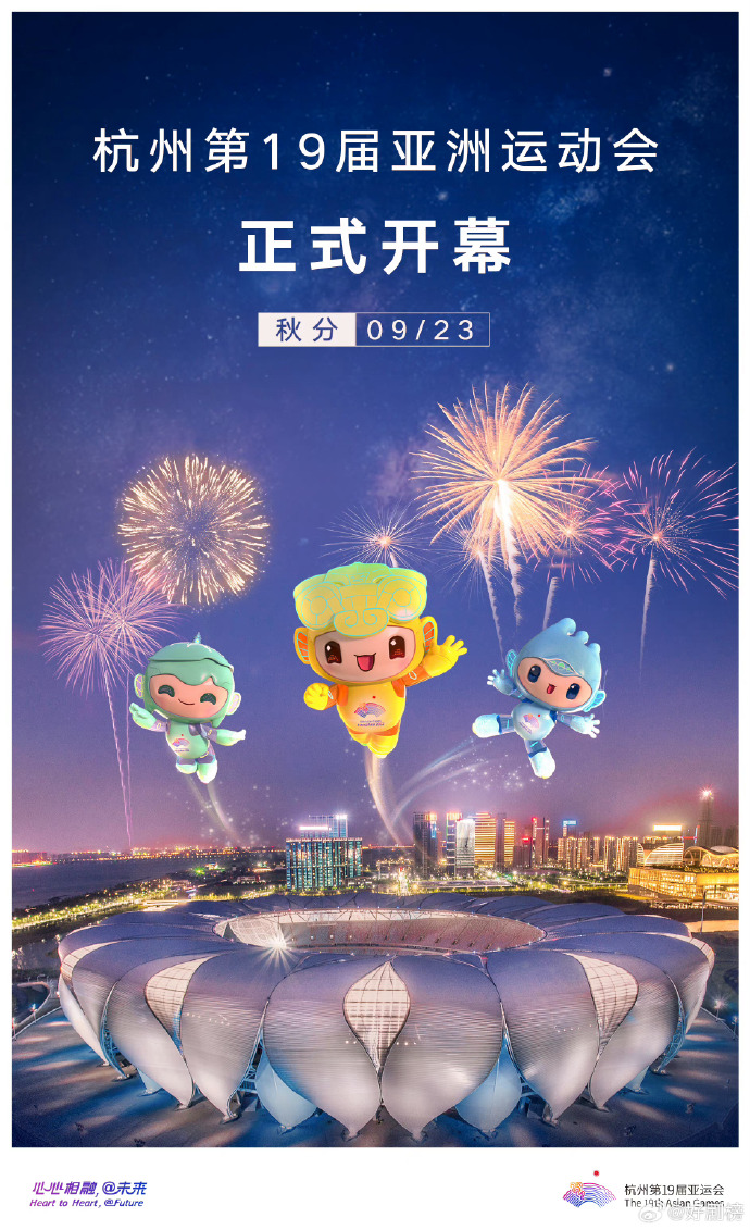 杭州第19屆亞洲運動會開幕式(2023)海報