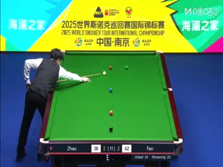 2025斯諾克國際錦標賽64進32 範爭一3-6趙心童(柏林) 20251103海報