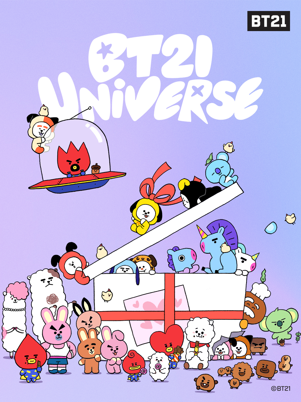 BT21UNIVERSE動畫(2019)海報