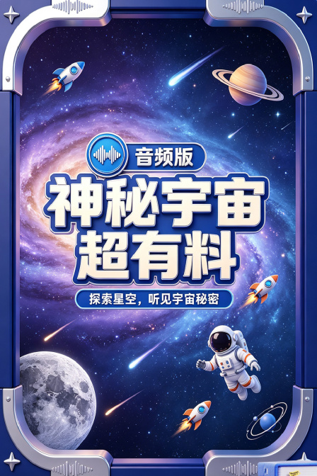 神秘宇宙超有料 探索星空聽見宇宙秘密 音訊版(2026)海報
