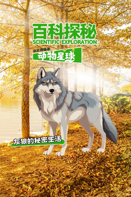 百科探秘动物星球:灰狼的秘密生活(2026)海报
