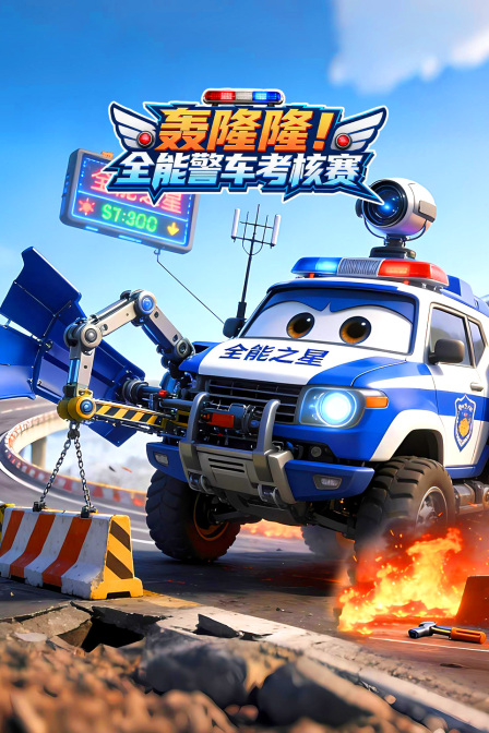 轰隆隆!全能警车考核赛(2026)海报