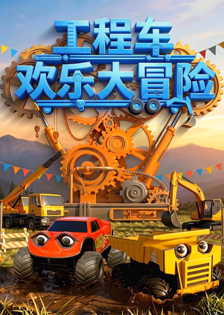 工程车欢乐大冒险海报
