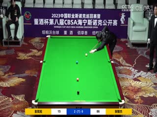 斯诺克 张智杰2-4彭奕淞 20230517(李照)海报