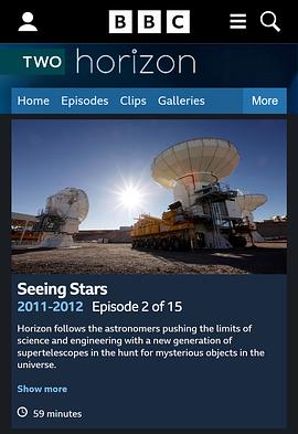 BBC地平線系列看星(2011)海報