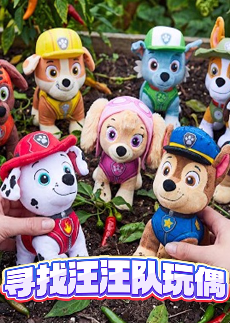 寻找汪汪队玩偶海报