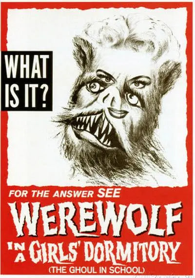 Werewolf In A Girl's Dormitory(1961)海報