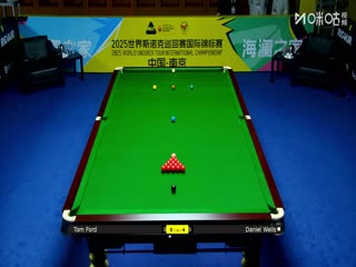 2025斯諾克國際錦標賽延期資格賽第一輪 湯姆·福德3-6丹尼爾·威爾斯 20251102海報