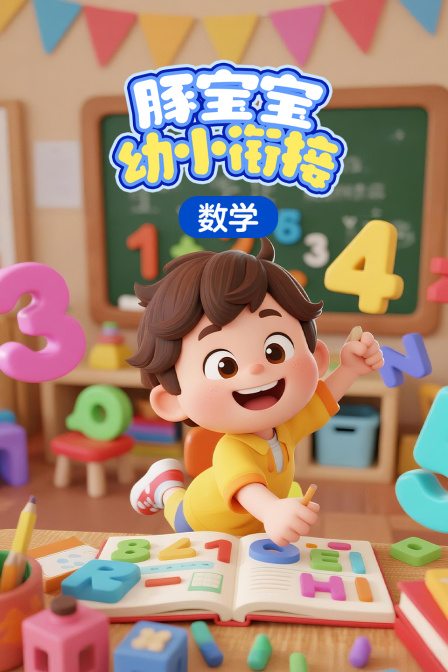 豚寶寶幼小銜接之數學(2026)海報