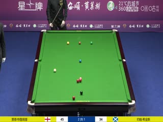 斯諾克 約翰·希金斯1-5特魯姆普 20230805海報