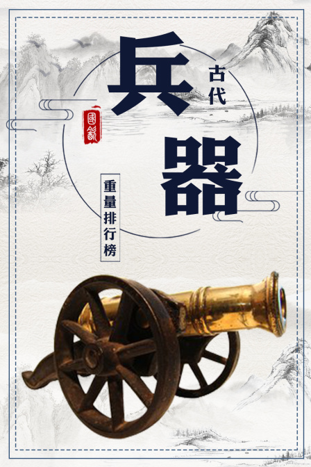 古代兵器重量排行榜(2023)海報