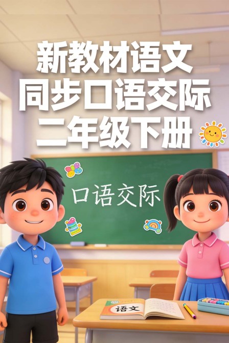 新教材語文同步口語交際二年級下冊(2025)海報