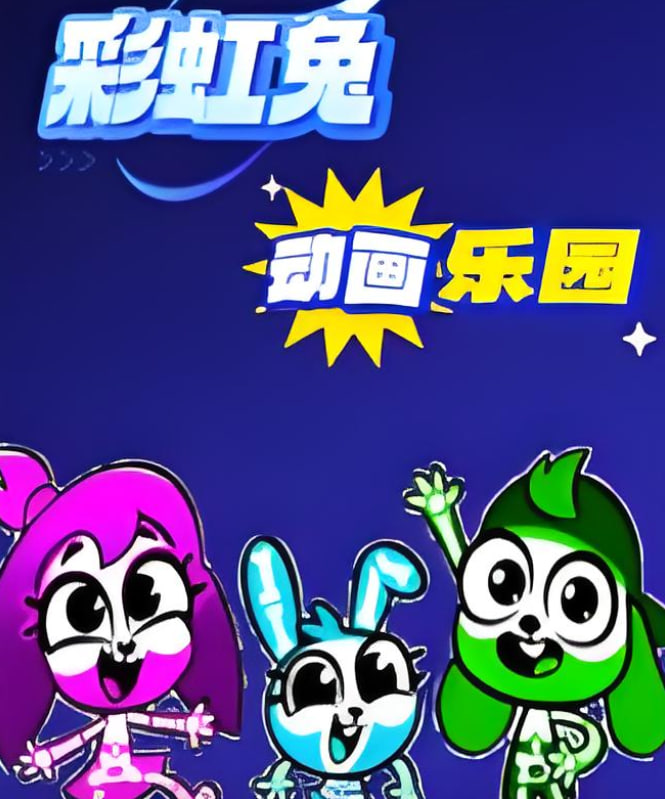彩虹兔动画乐园(2025)海报