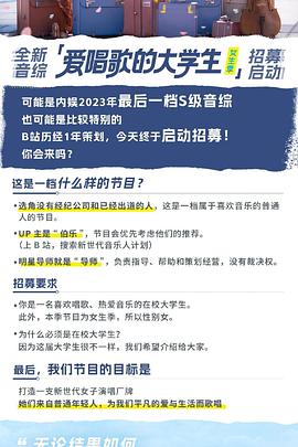 愛唱歌的大學生女生季(2023)海報