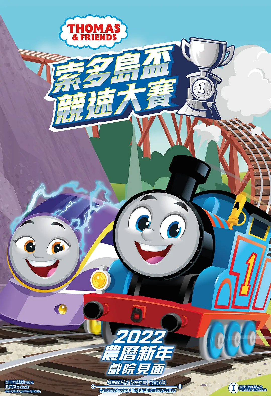 Thomas &amp; Friends 索多島杯競速大賽(2021)海報
