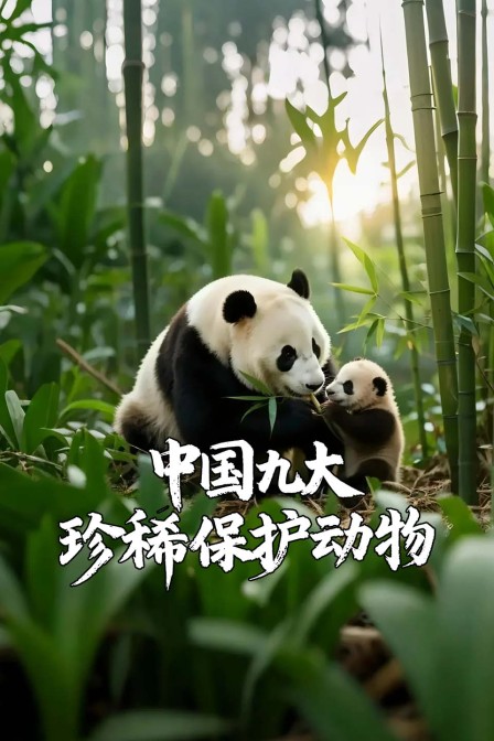 中国九大珍稀保护动物(2026)海报