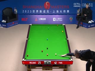 斯諾克 馬克·威廉姆斯6-1龐俊旭 20230912海報