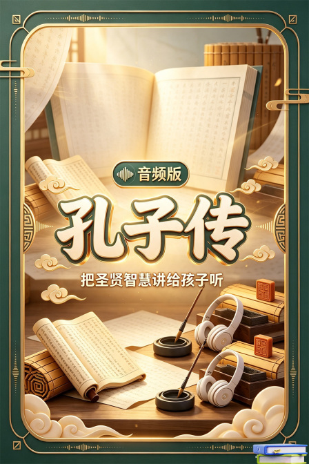 孔子傳:把聖賢智慧講給孩子聽 音訊版(2026)海報