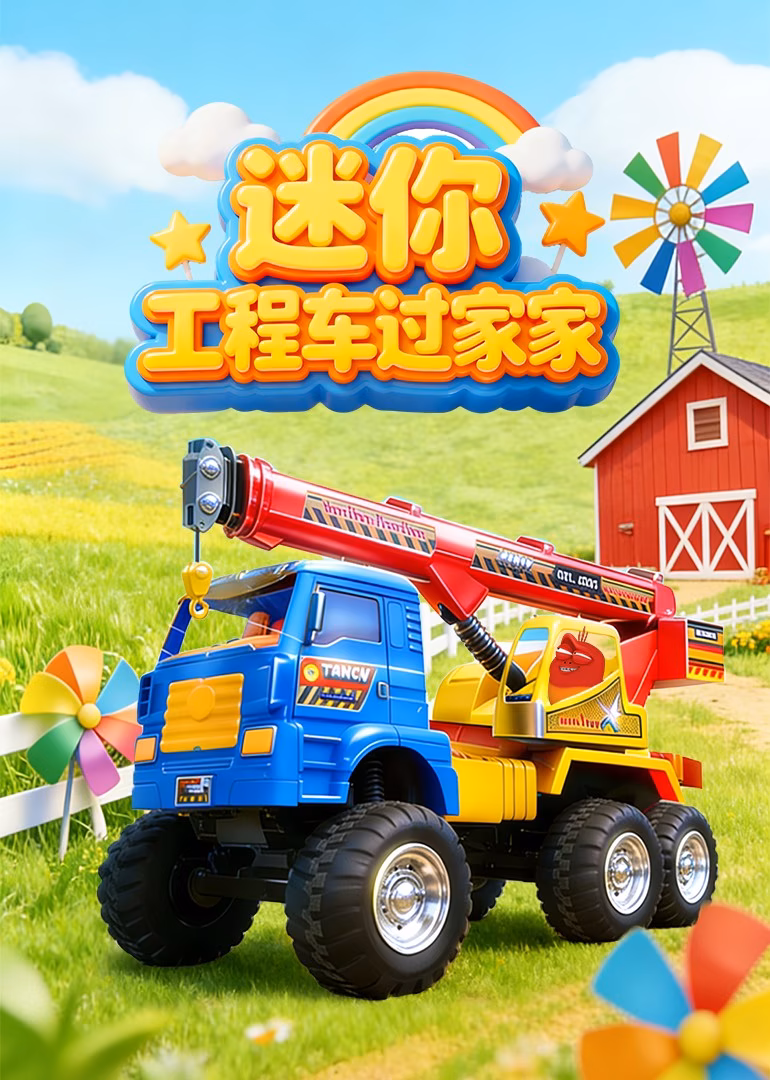 迷你工程车过家家海报