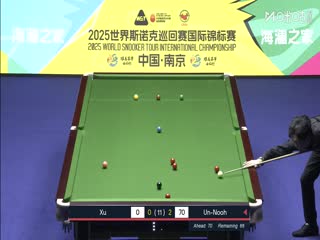 2025斯諾克國際錦標賽延期資格賽第一輪 塔猜亞·烏諾6-0徐嘉銳 20251102海報