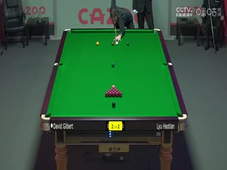 斯諾克 呂昊天3-4大衛·吉爾伯特 20230926海報