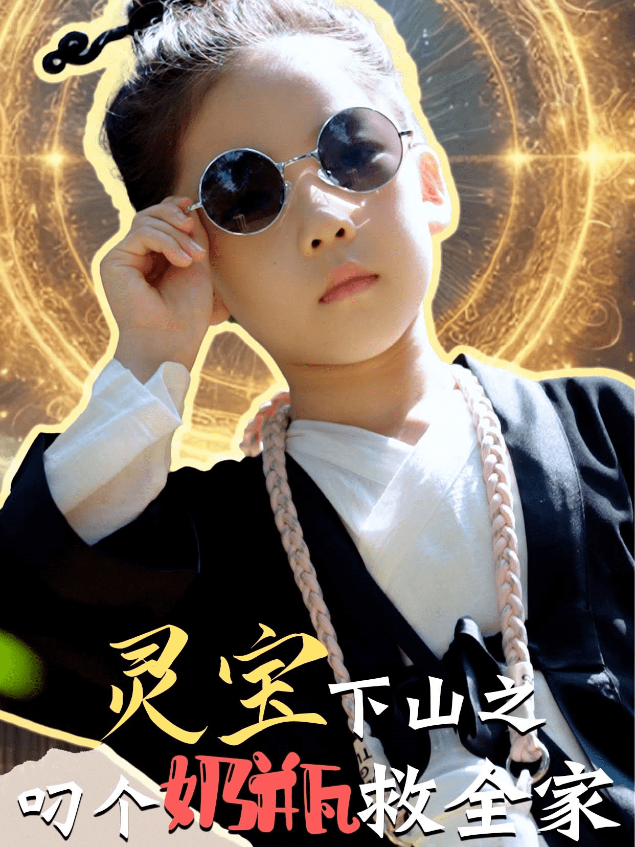 靈寶下山之叼個奶瓶救全家(2024)海報
