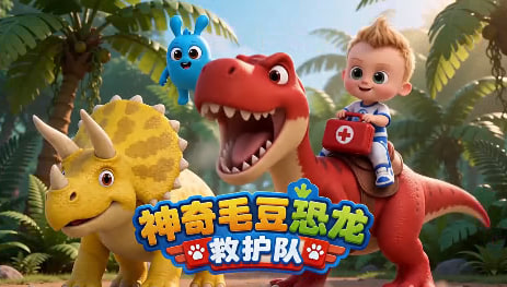 神奇毛豆恐龙救护队(2026)海报