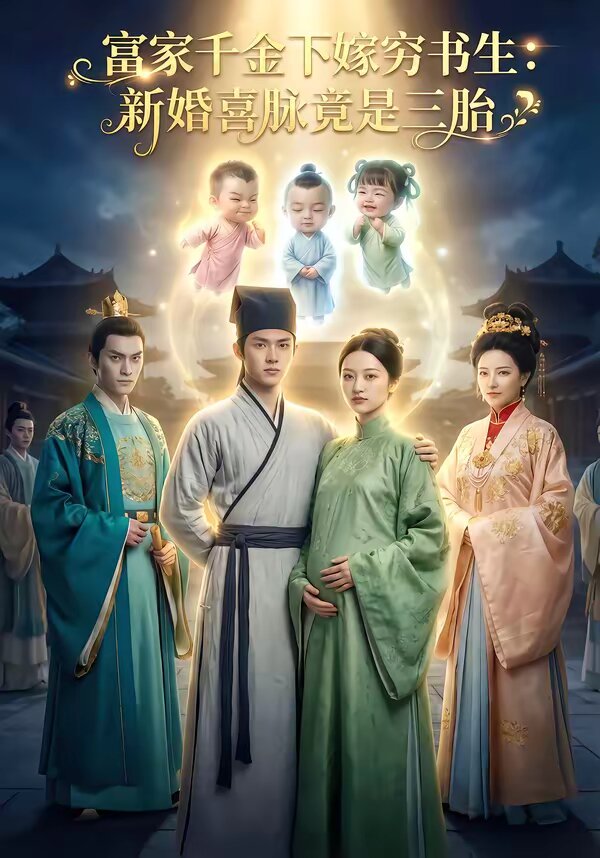 富家千金下嫁窮書生新婚喜脈竟是三胎(2026)海報