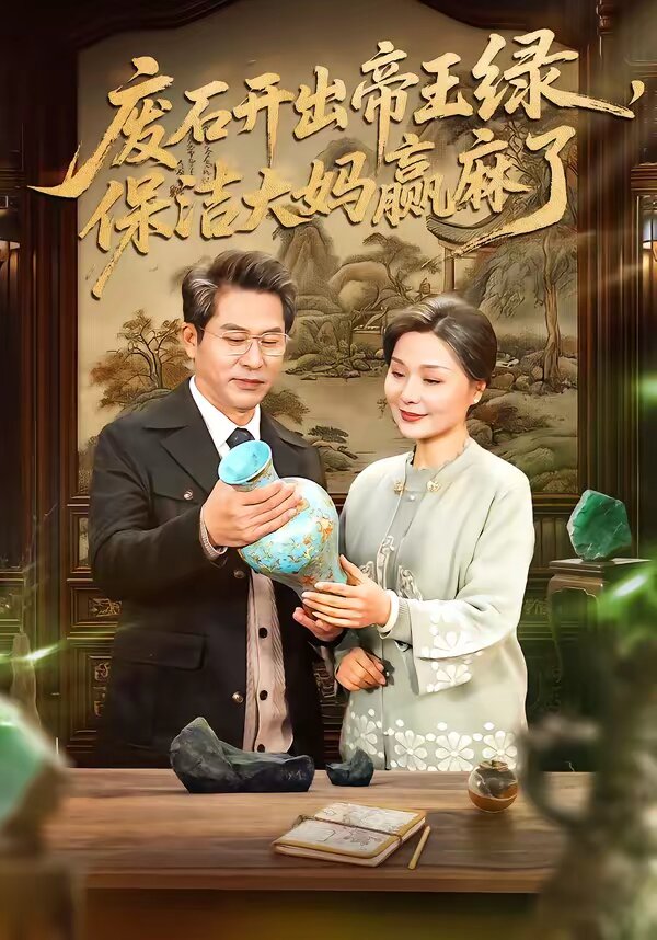 废石开出帝王绿,保洁大妈赢麻了(2026)海报