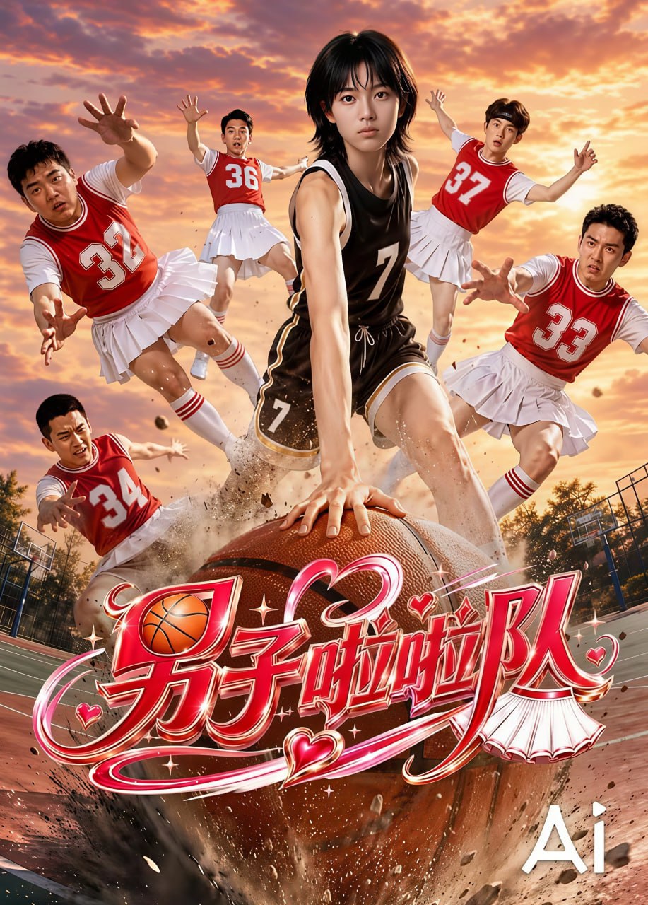 男子啦啦隊(AI劇)(2026)海報
