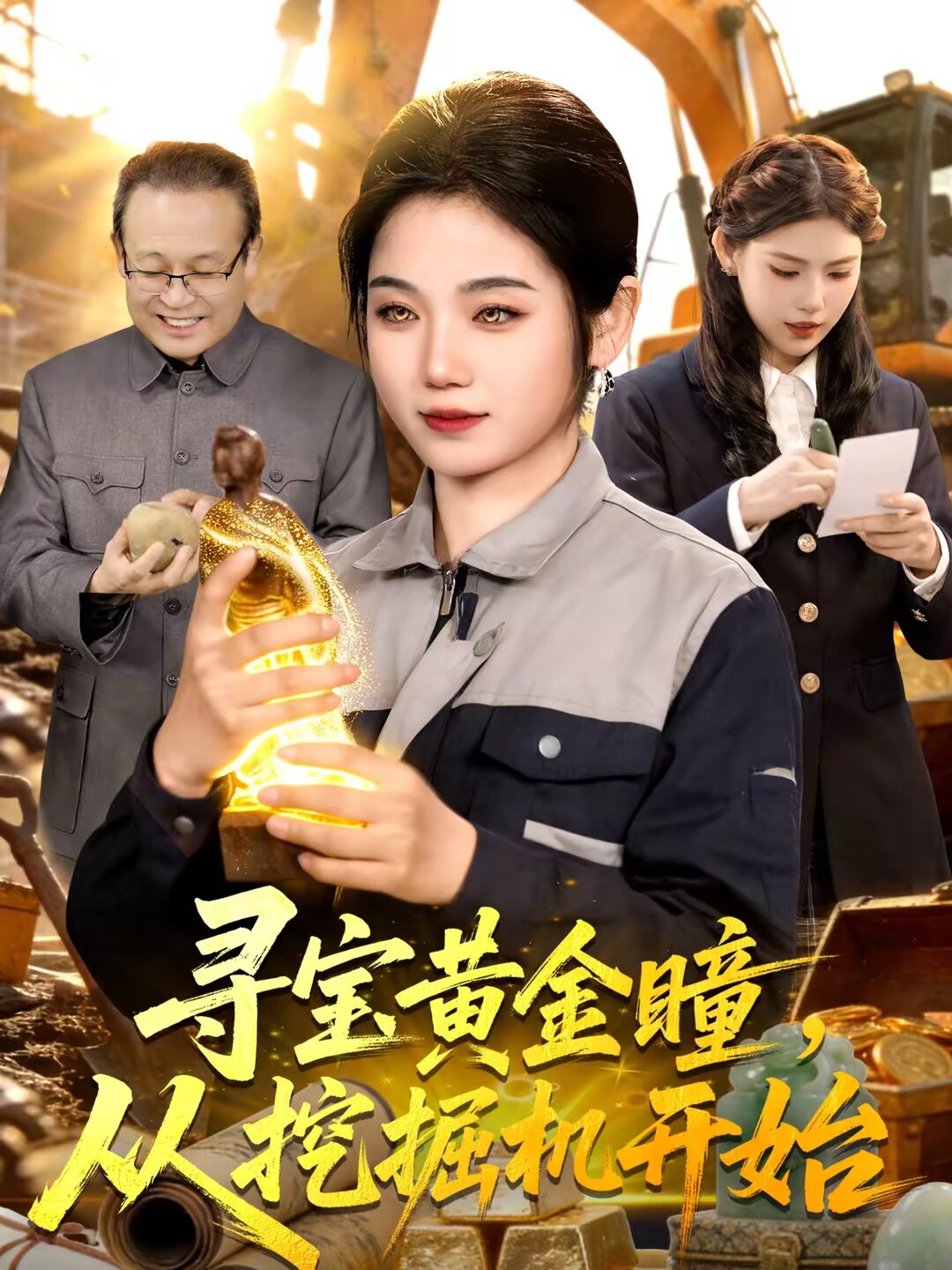 尋寶黃金瞳,從挖掘機開始(2026)海報